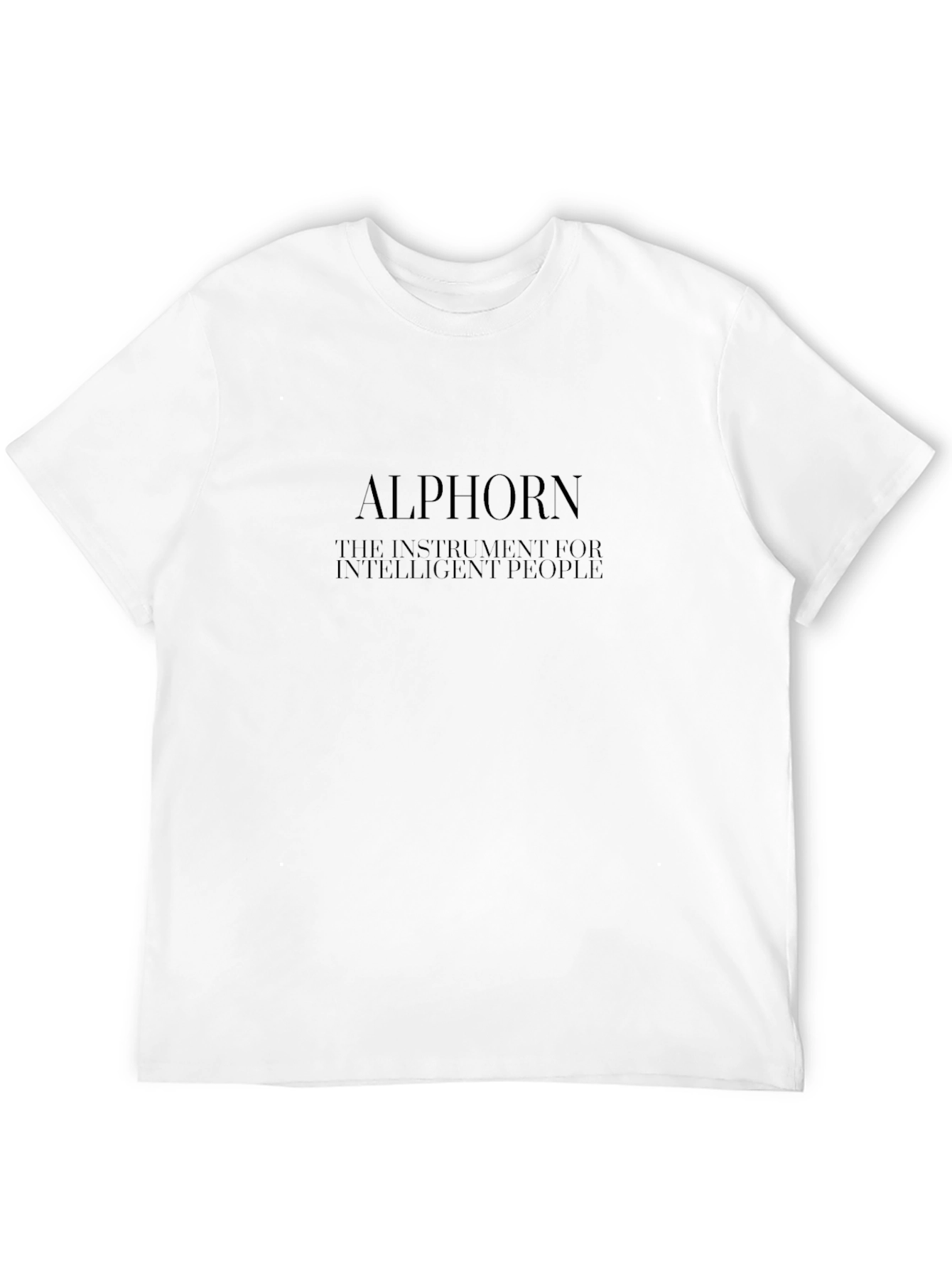 Alphorn Tee - Instrument for Intelligent People