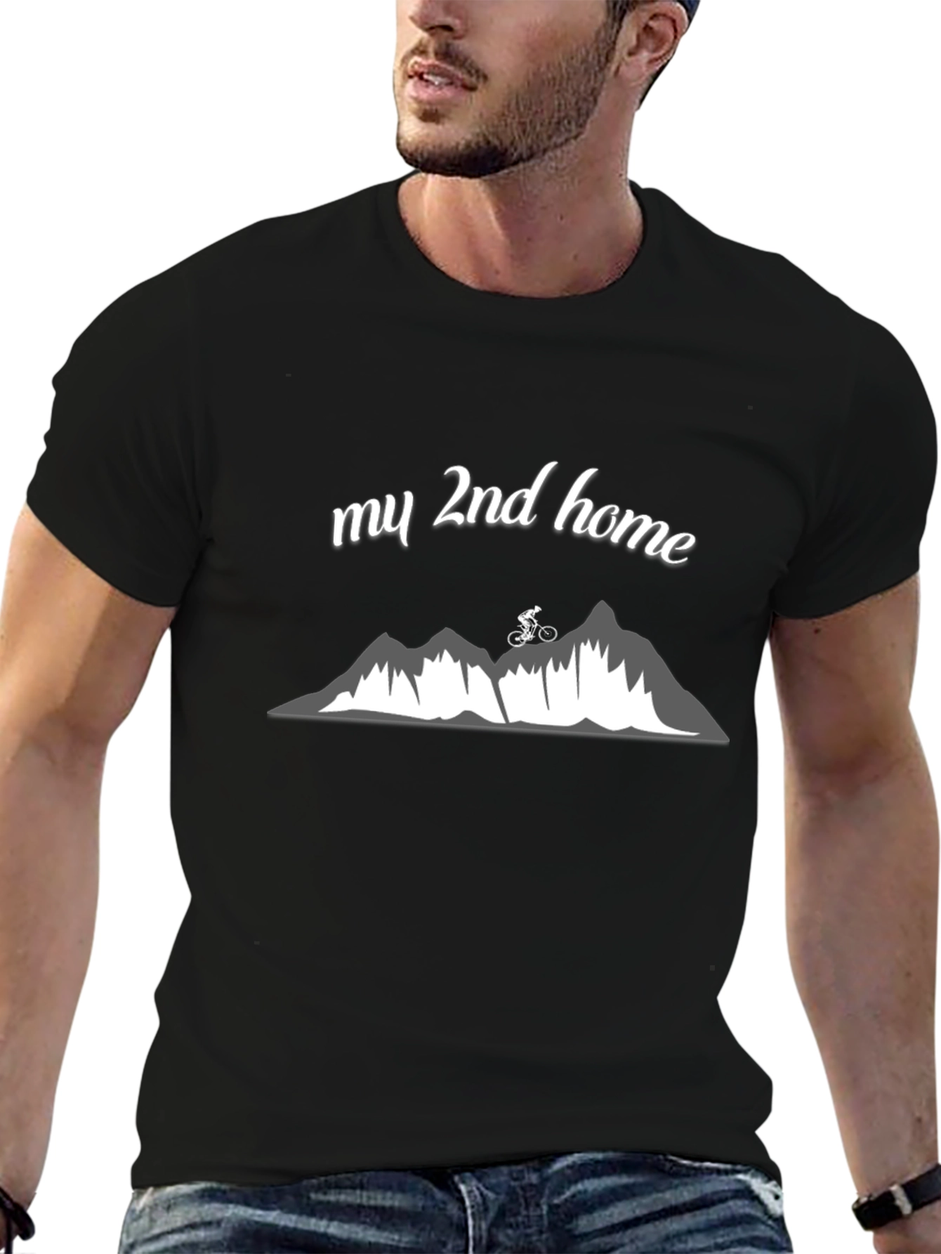 My 2nd Home Mountain Biking T-Shirt