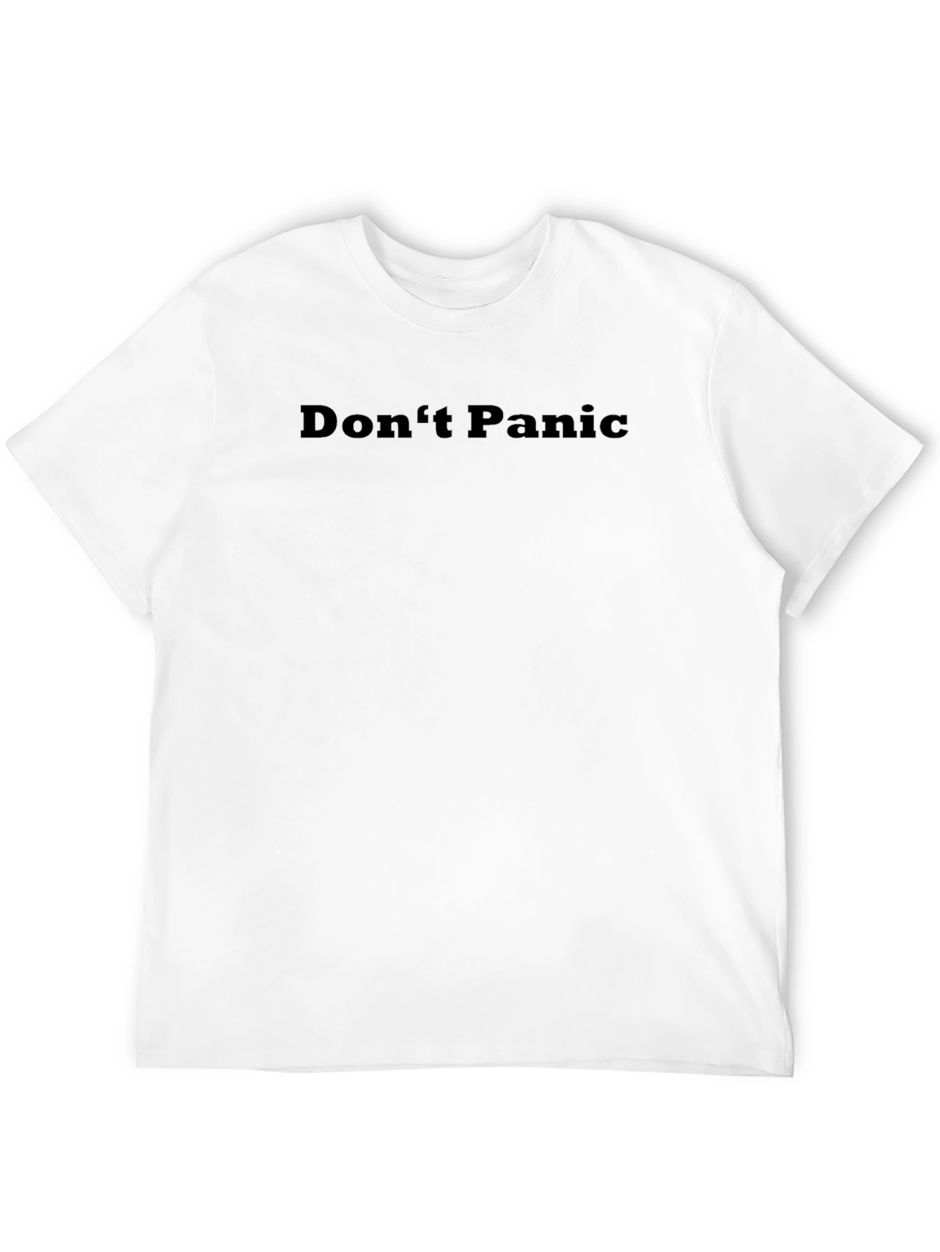 Dont Panic Black T-Shirt