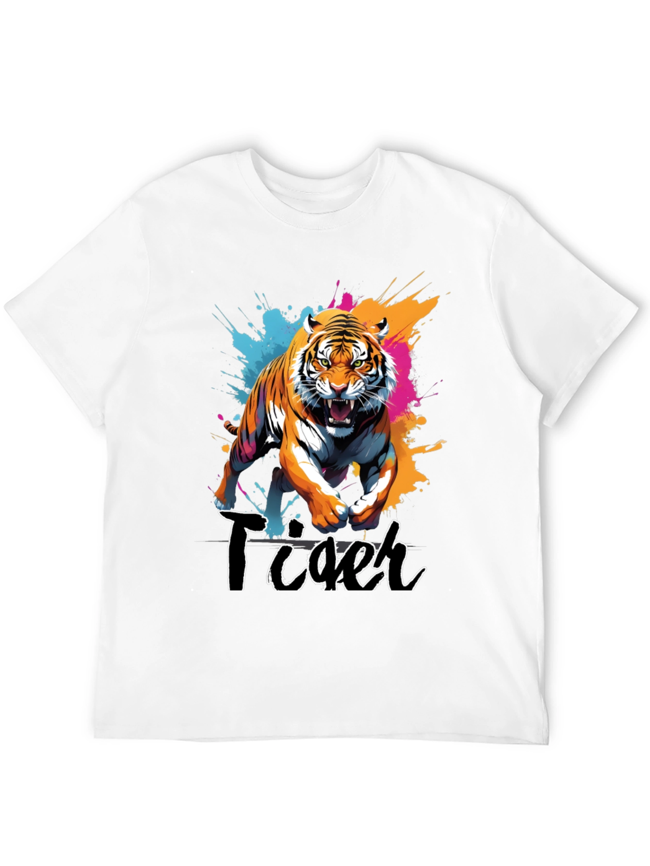 Bold Tiger Graphic Tee - Fierce Style