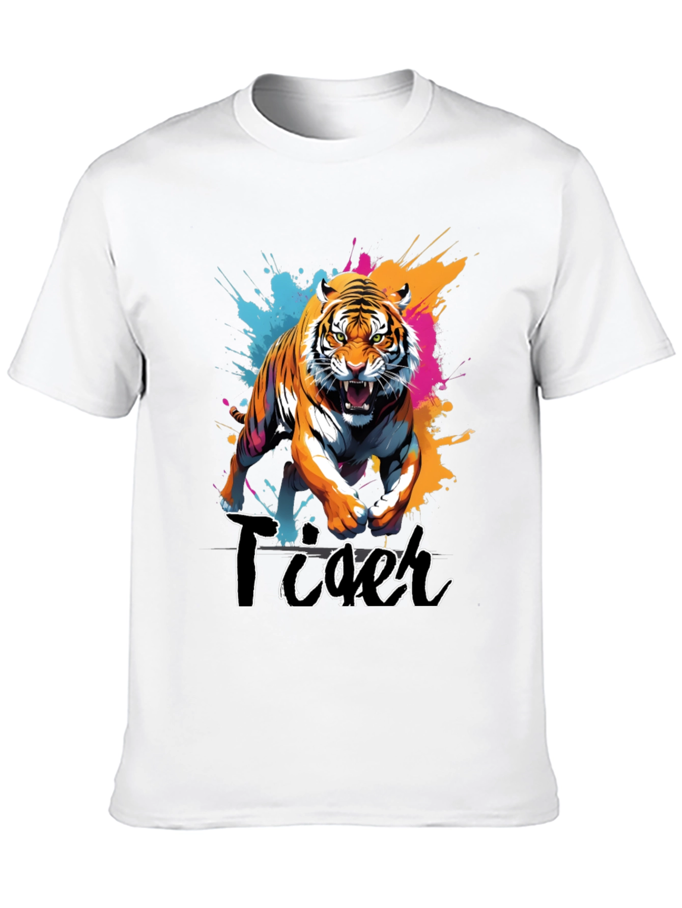 Bold Tiger Graphic Tee - Fierce Style
