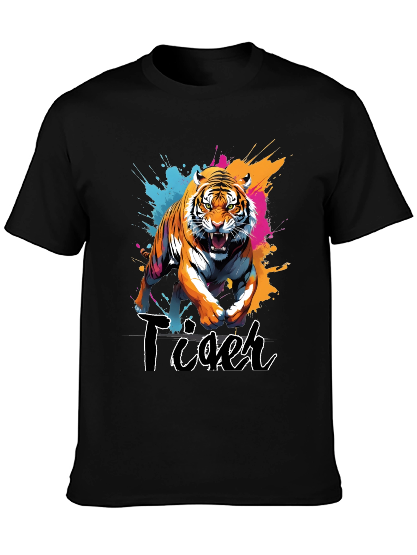 Bold Tiger Graphic Tee - Fierce Style