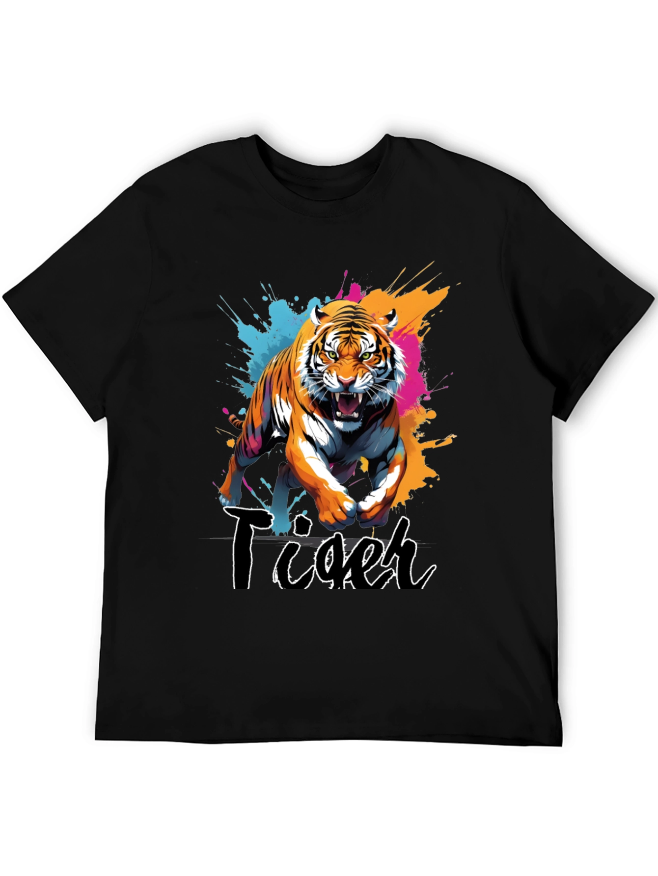 Bold Tiger Graphic Tee - Fierce Style