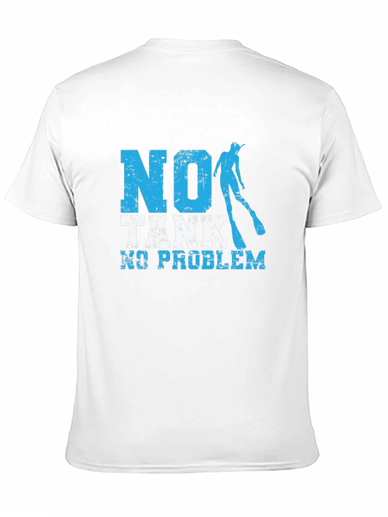 No Tank No Problem Scuba Diving T-Shirt