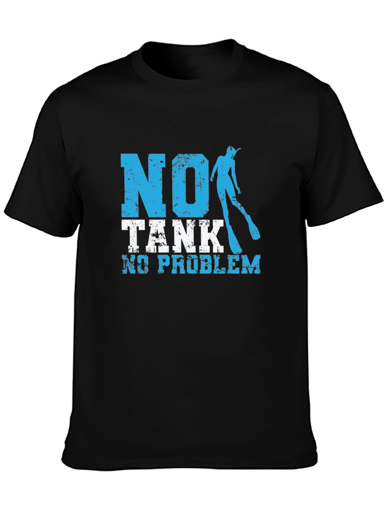 No Tank No Problem Scuba Diving T-Shirt