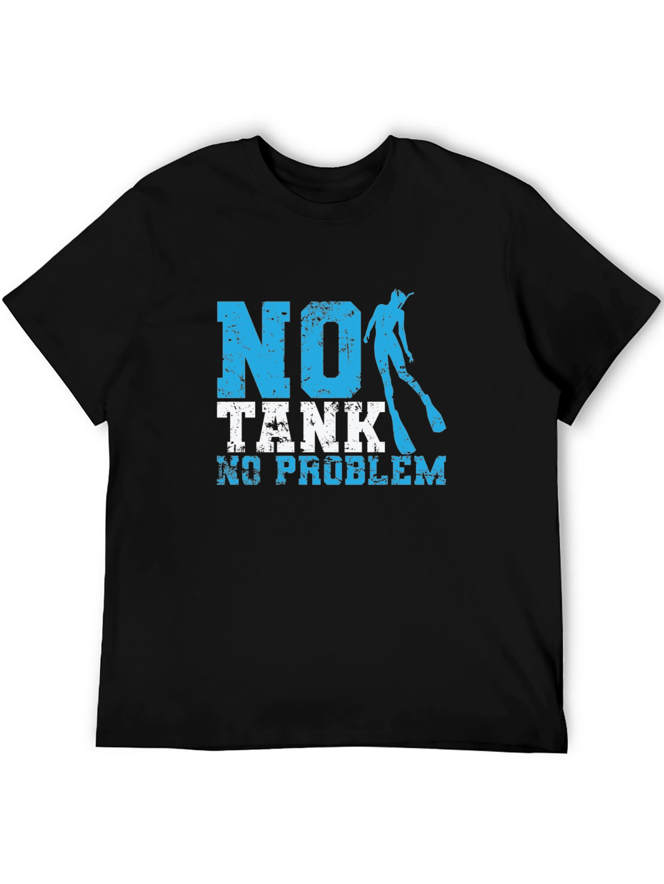 No Tank No Problem Scuba Diving T-Shirt