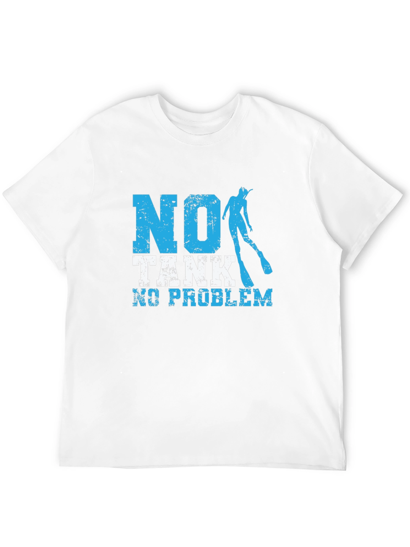 No Tank No Problem Scuba Diving T-Shirt