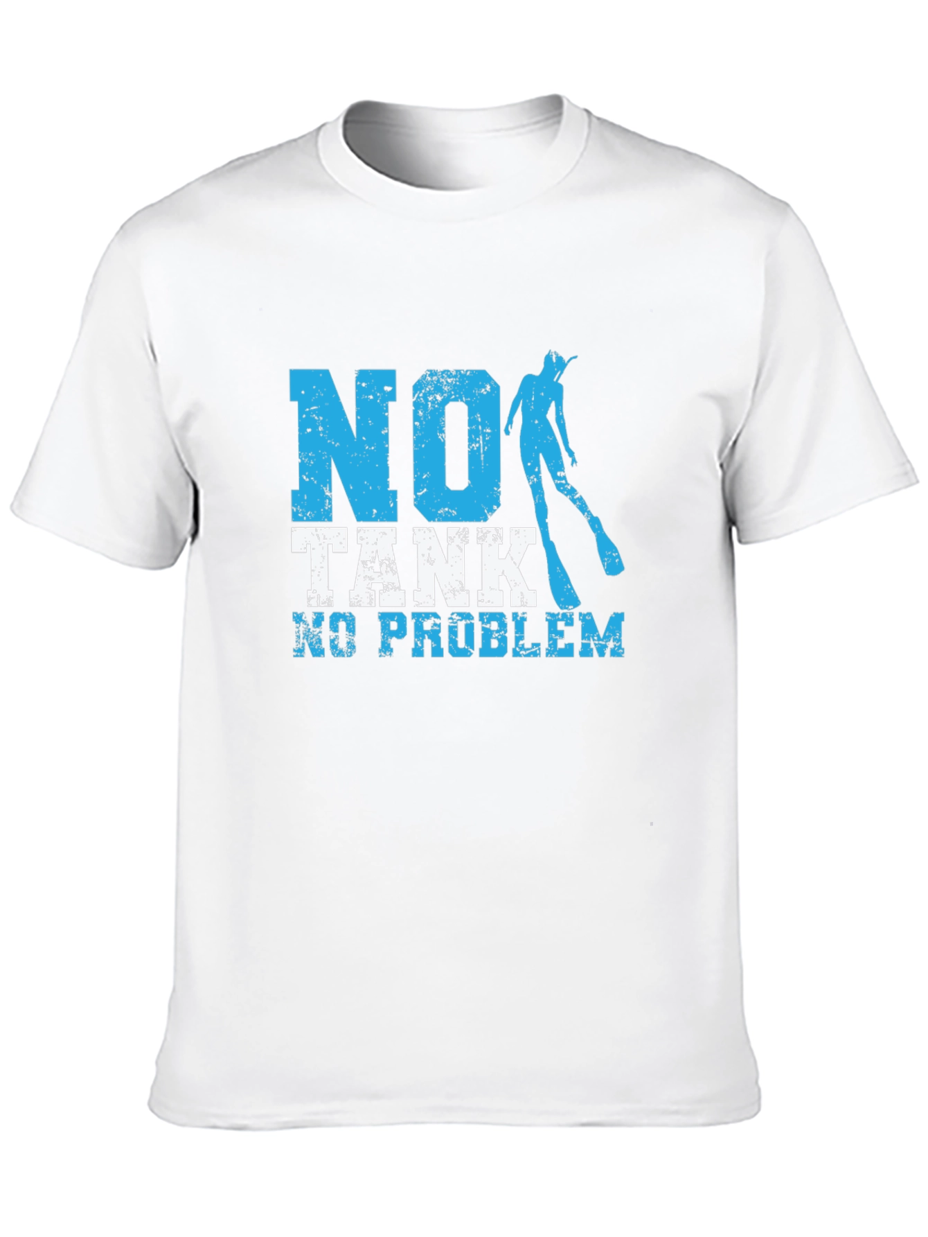 No Tank No Problem Scuba Diving T-Shirt