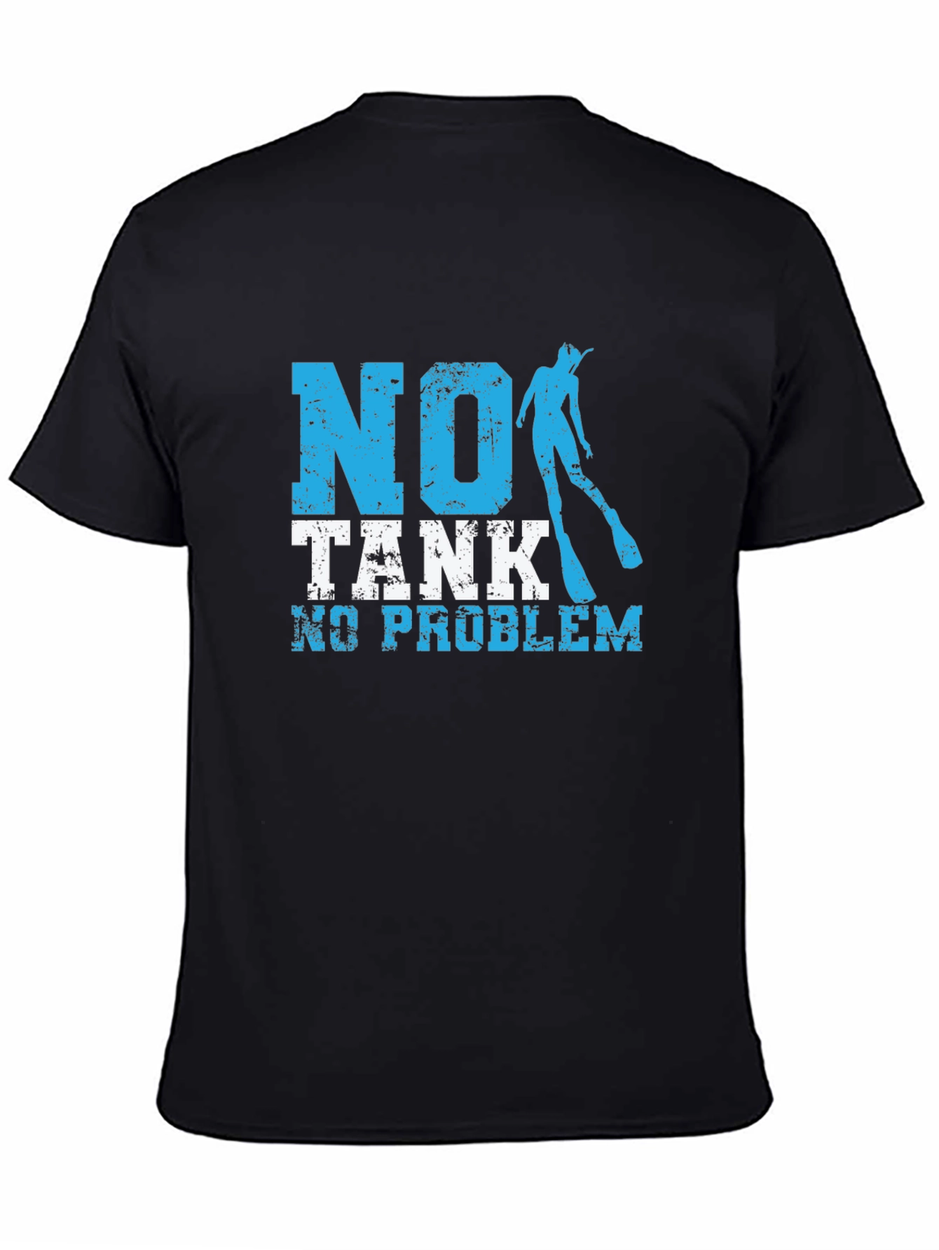 No Tank No Problem Scuba Diving T-Shirt