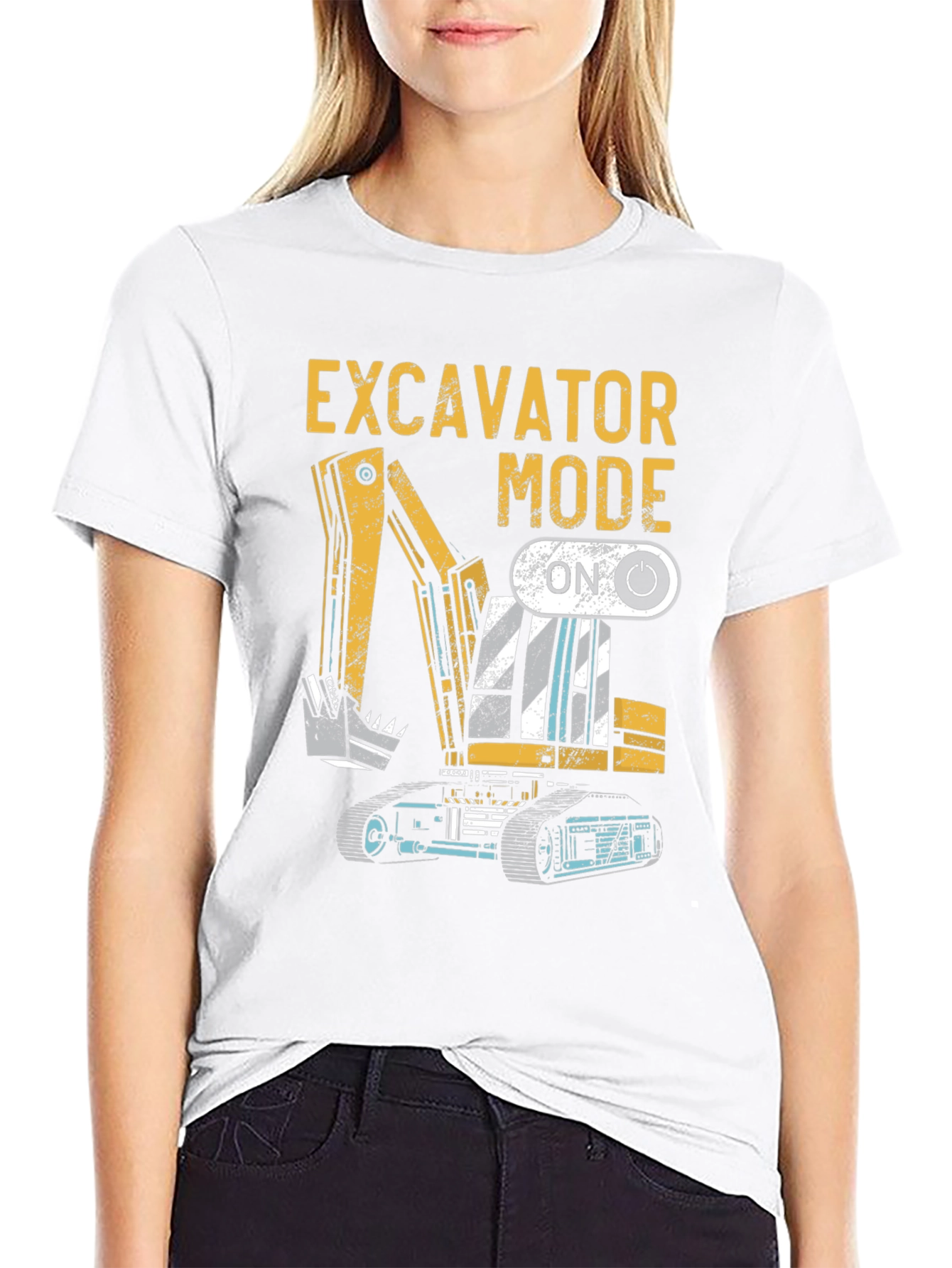 Excavator Mode ON Graphic Tee