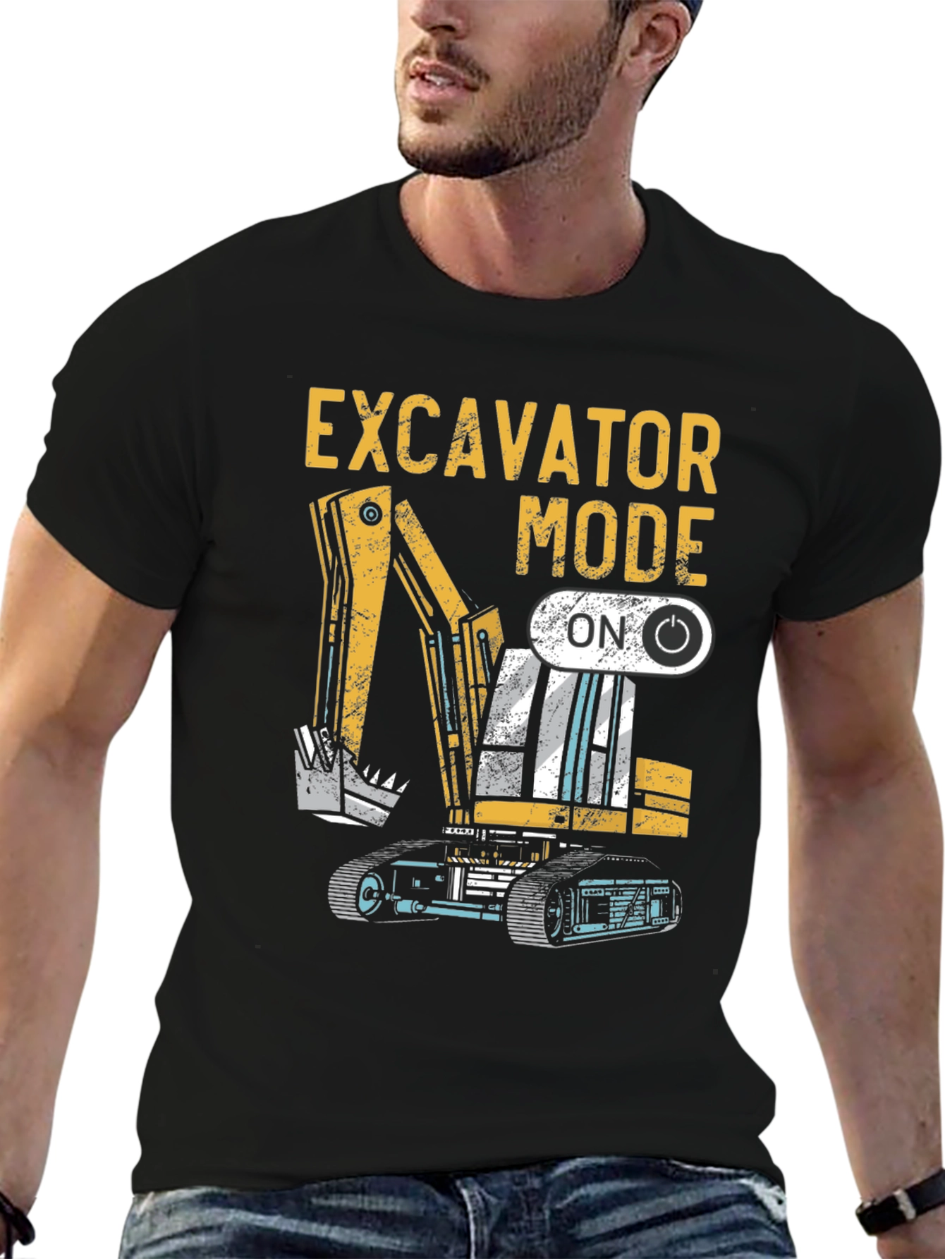Excavator Mode ON Graphic Tee