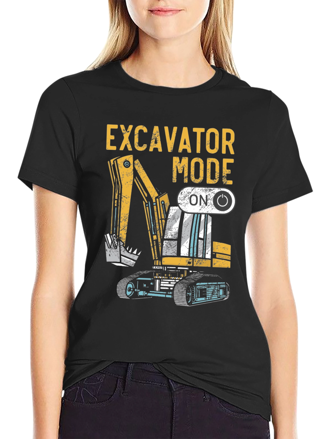 Excavator Mode ON Graphic Tee