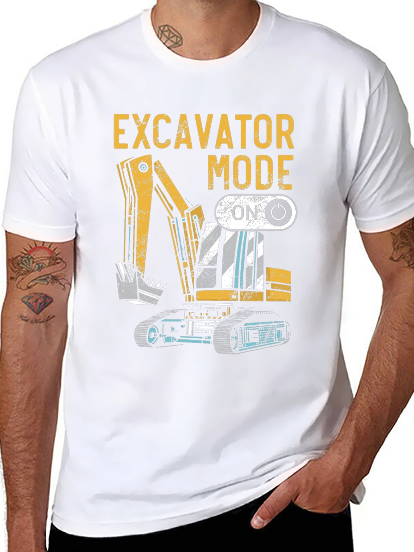 Excavator Mode ON Graphic Tee