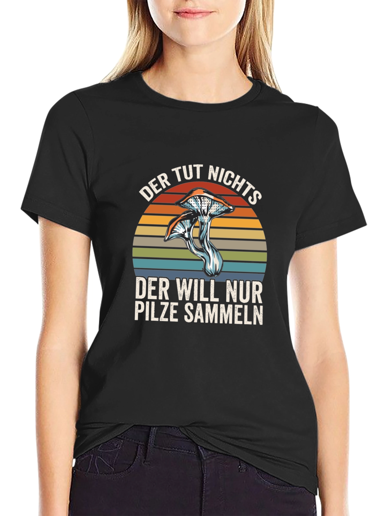 Mushroom Hunter T-Shirt - German Humorous Design