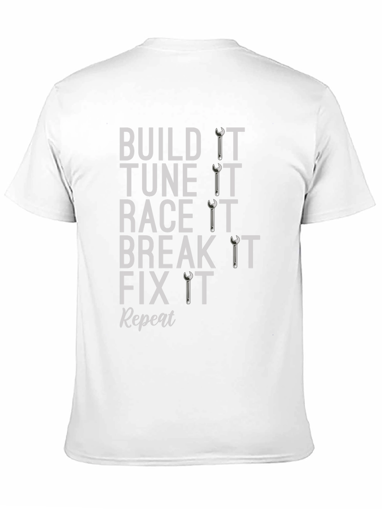 Build It Race It Mechanic T-Shirt