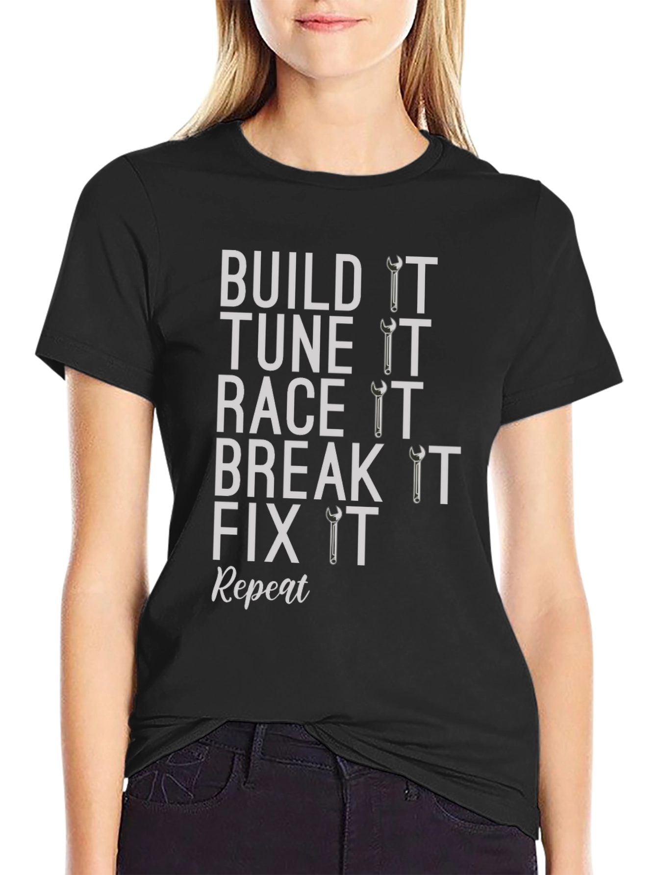 Build It Race It Mechanic T-Shirt