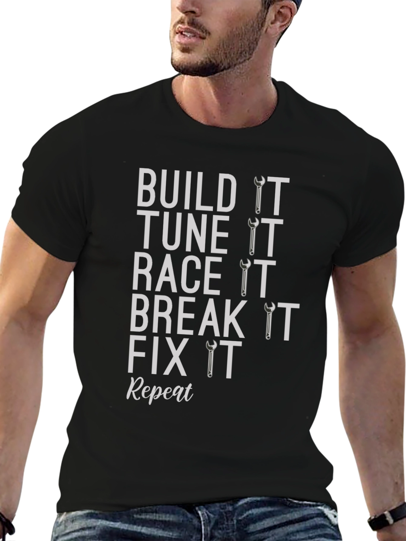 Build It Race It Mechanic T-Shirt