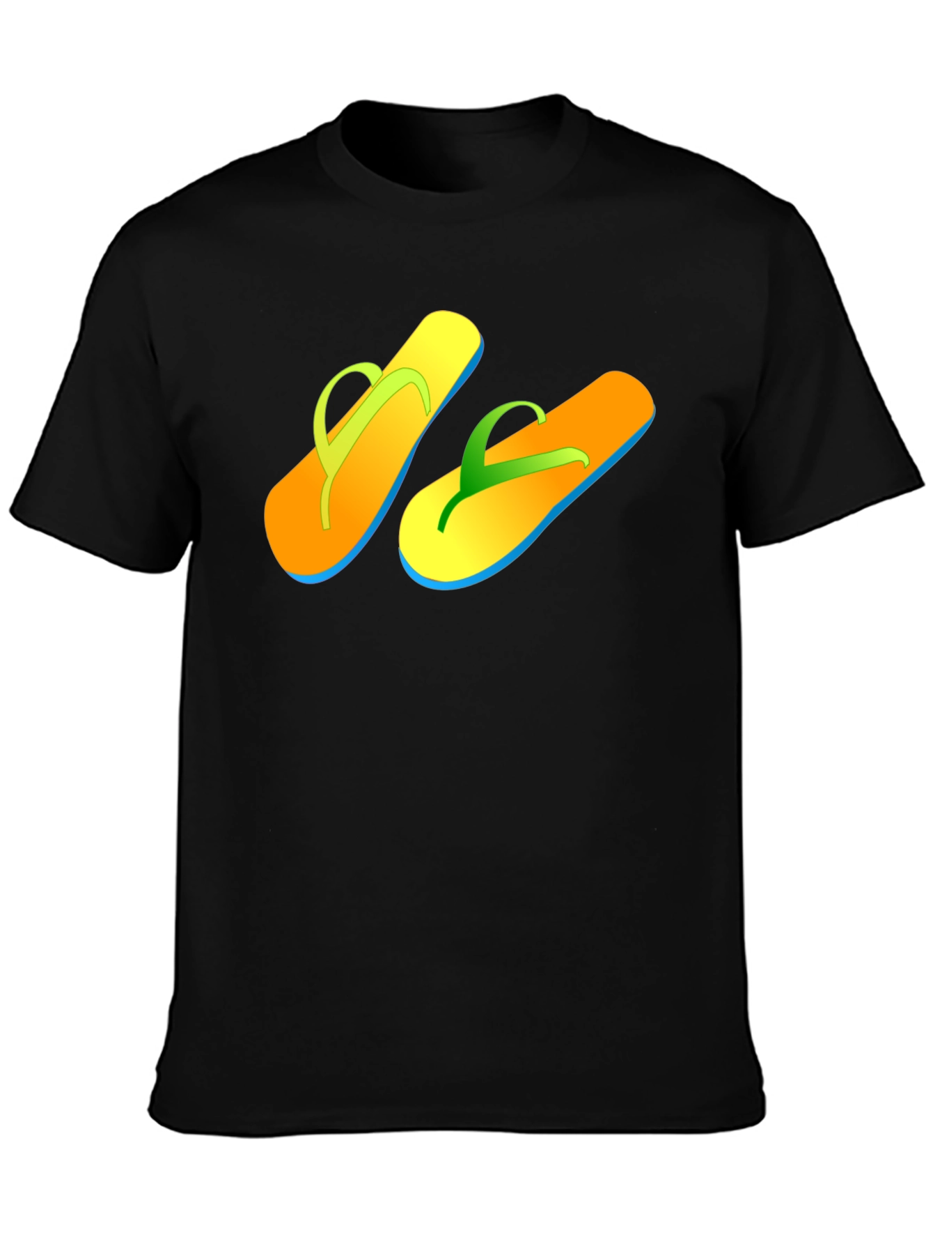 Summer Flip-Flop Graphic Tee - Casual Comfort