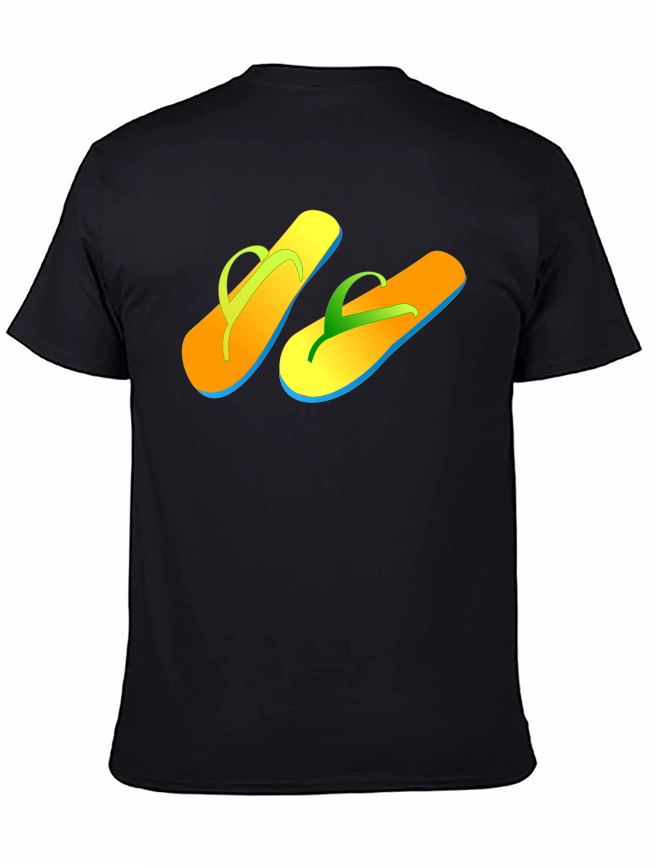 Summer Flip-Flop Graphic Tee - Casual Comfort