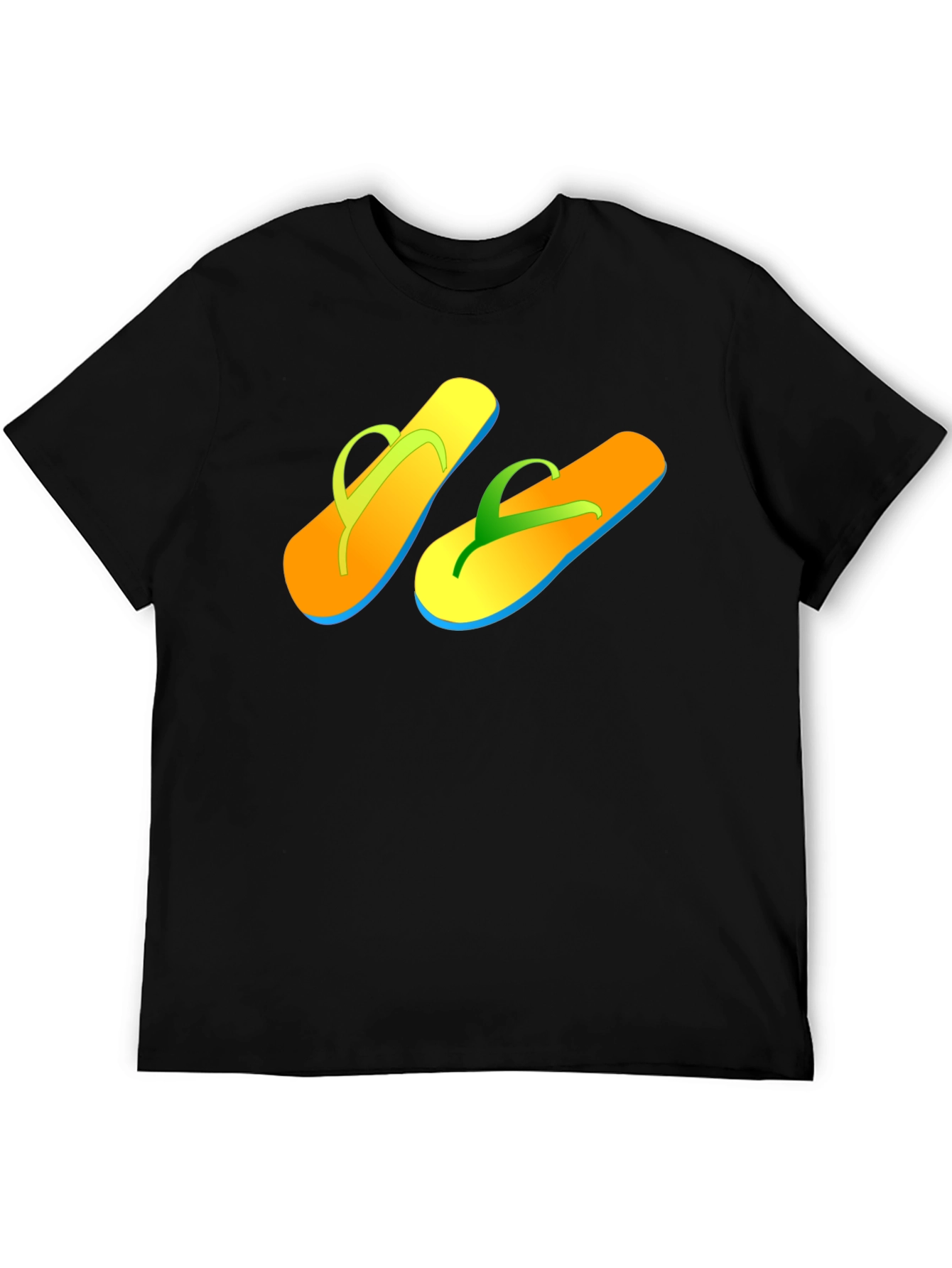 Summer Flip-Flop Graphic Tee - Casual Comfort