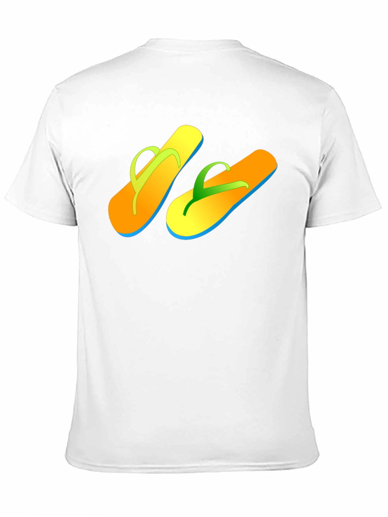 Summer Flip-Flop Graphic Tee - Casual Comfort