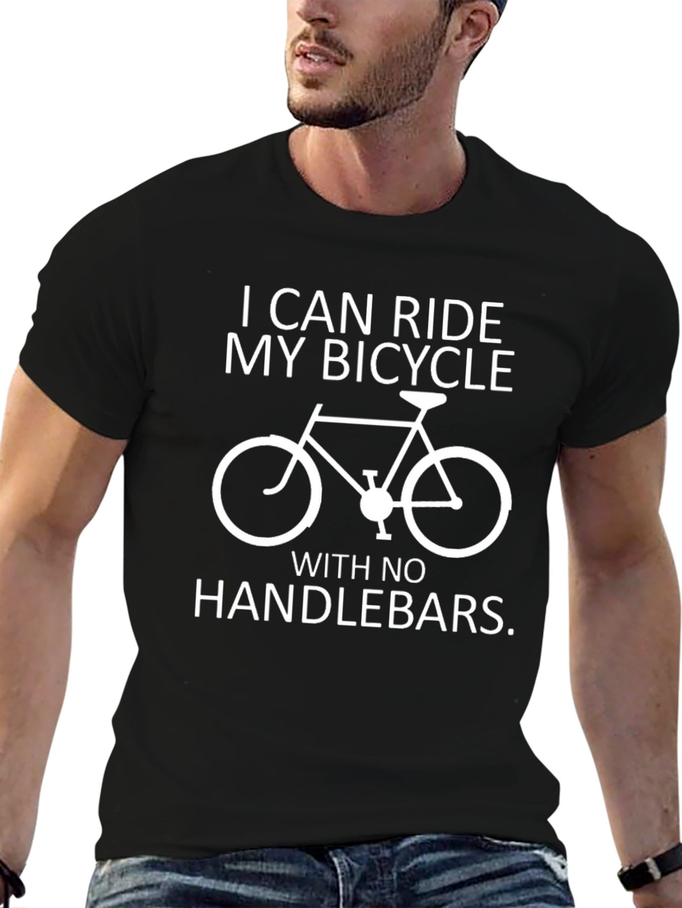 Funny Bicycle T-Shirt - I Can Ride My Bicycle