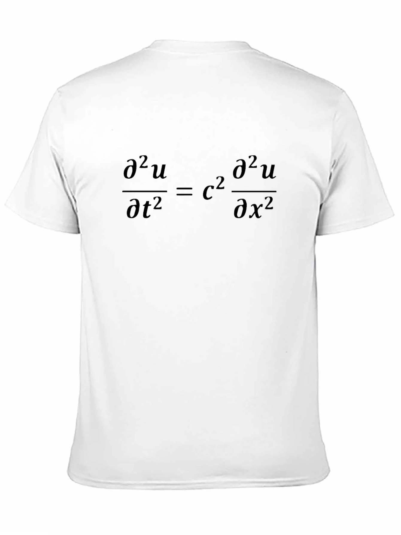 Wave Equation T-Shirt - Math Physics Tee