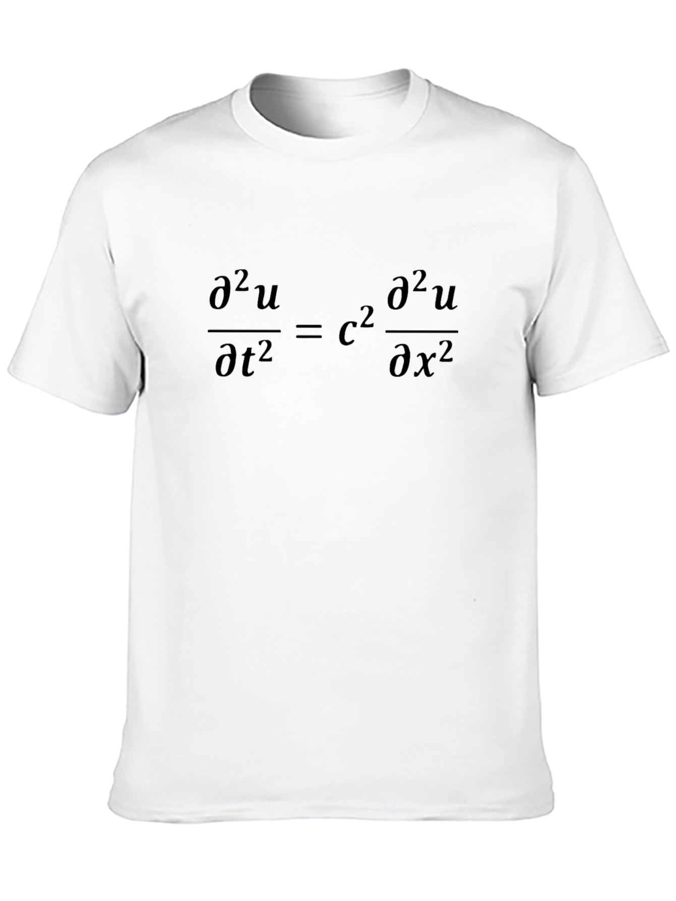 Wave Equation T-Shirt - Math Physics Tee