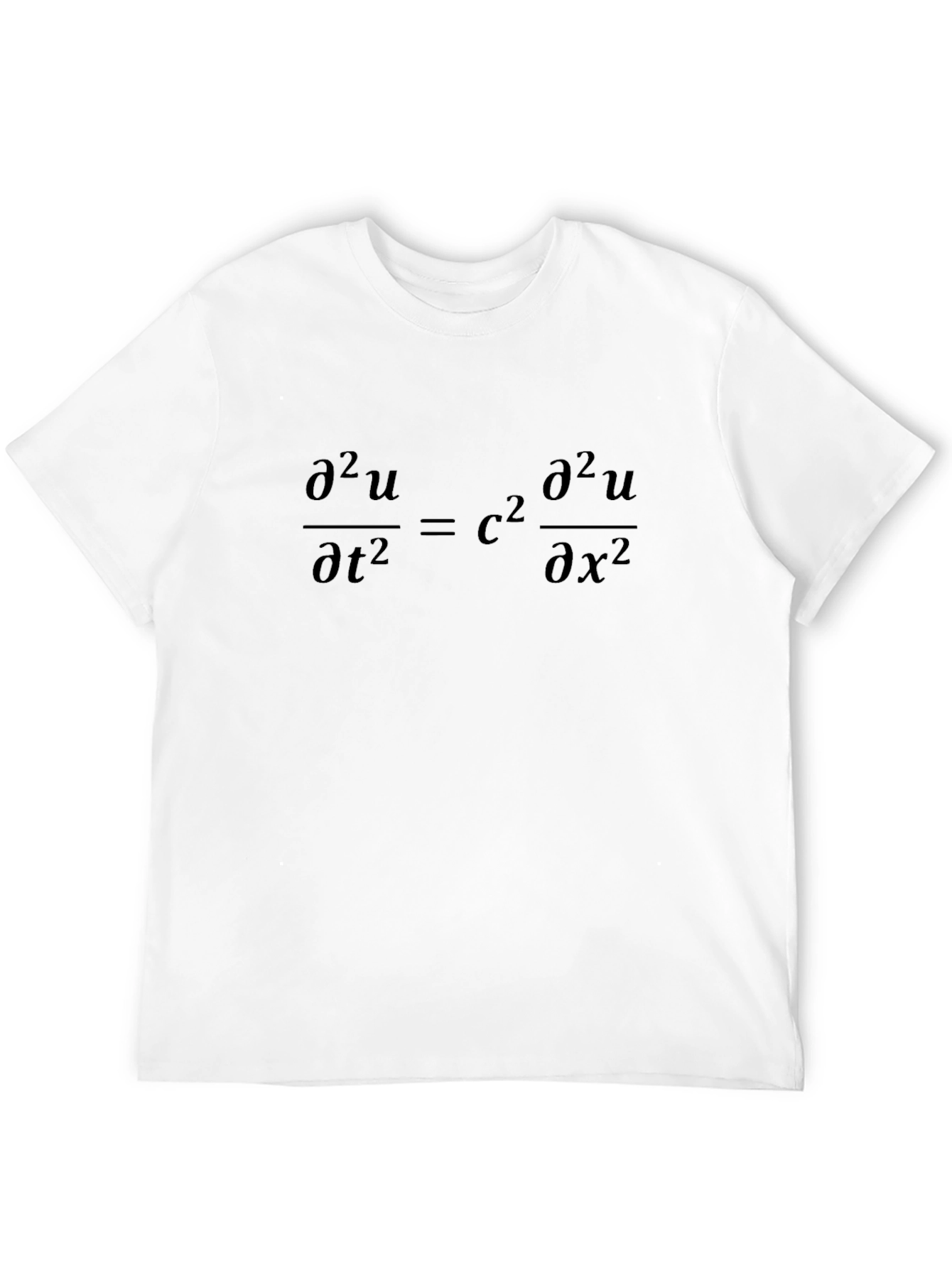 Wave Equation T-Shirt - Math Physics Tee