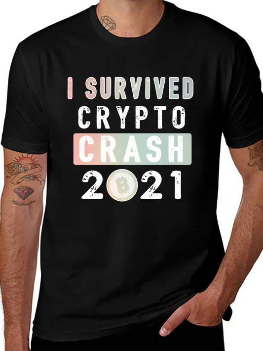 I Survived Crypto Crash 2021 Graphic Tee