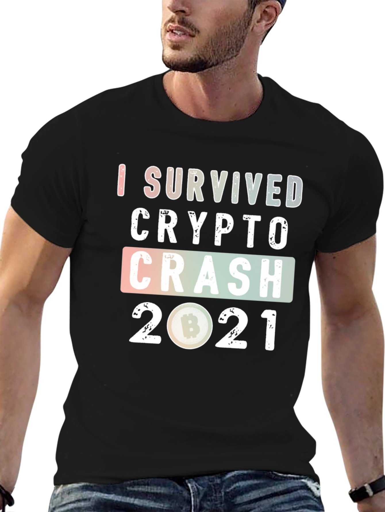 I Survived Crypto Crash 2021 Graphic Tee