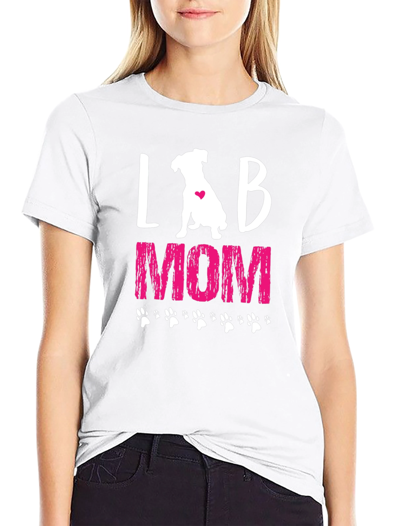 Lab Mom T-Shirt - Dog Lover Apparel