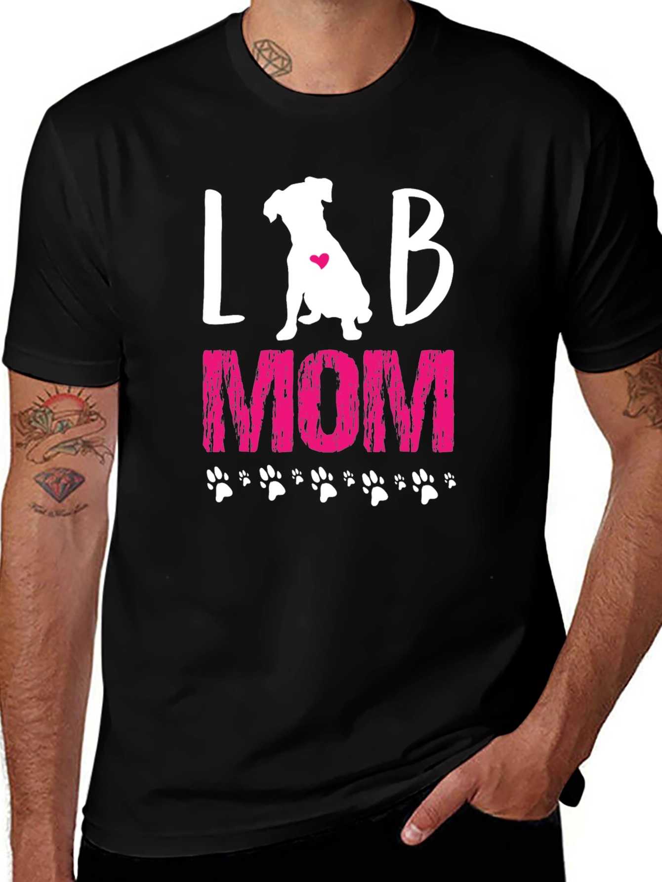 Lab Mom T-Shirt - Dog Lover Apparel