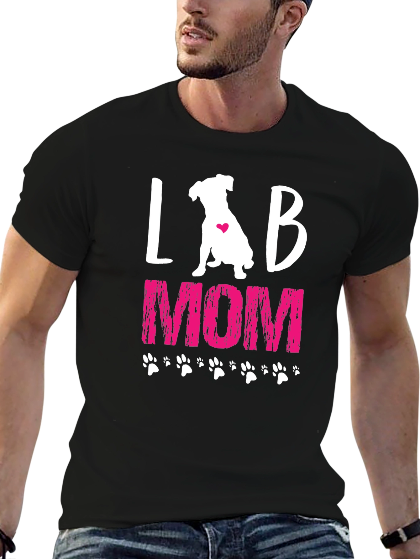 Lab Mom T-Shirt - Dog Lover Apparel