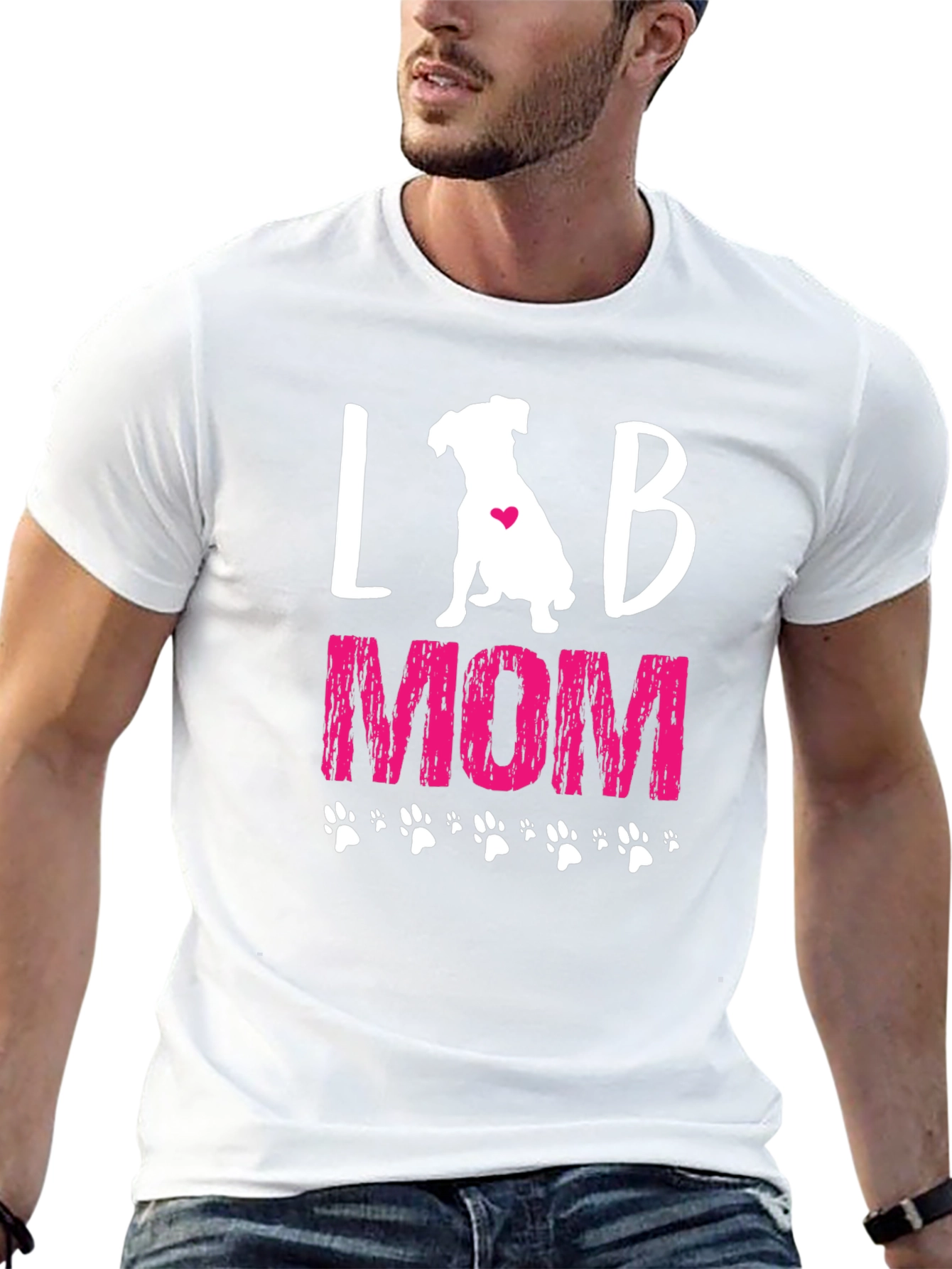 Lab Mom T-Shirt - Dog Lover Apparel