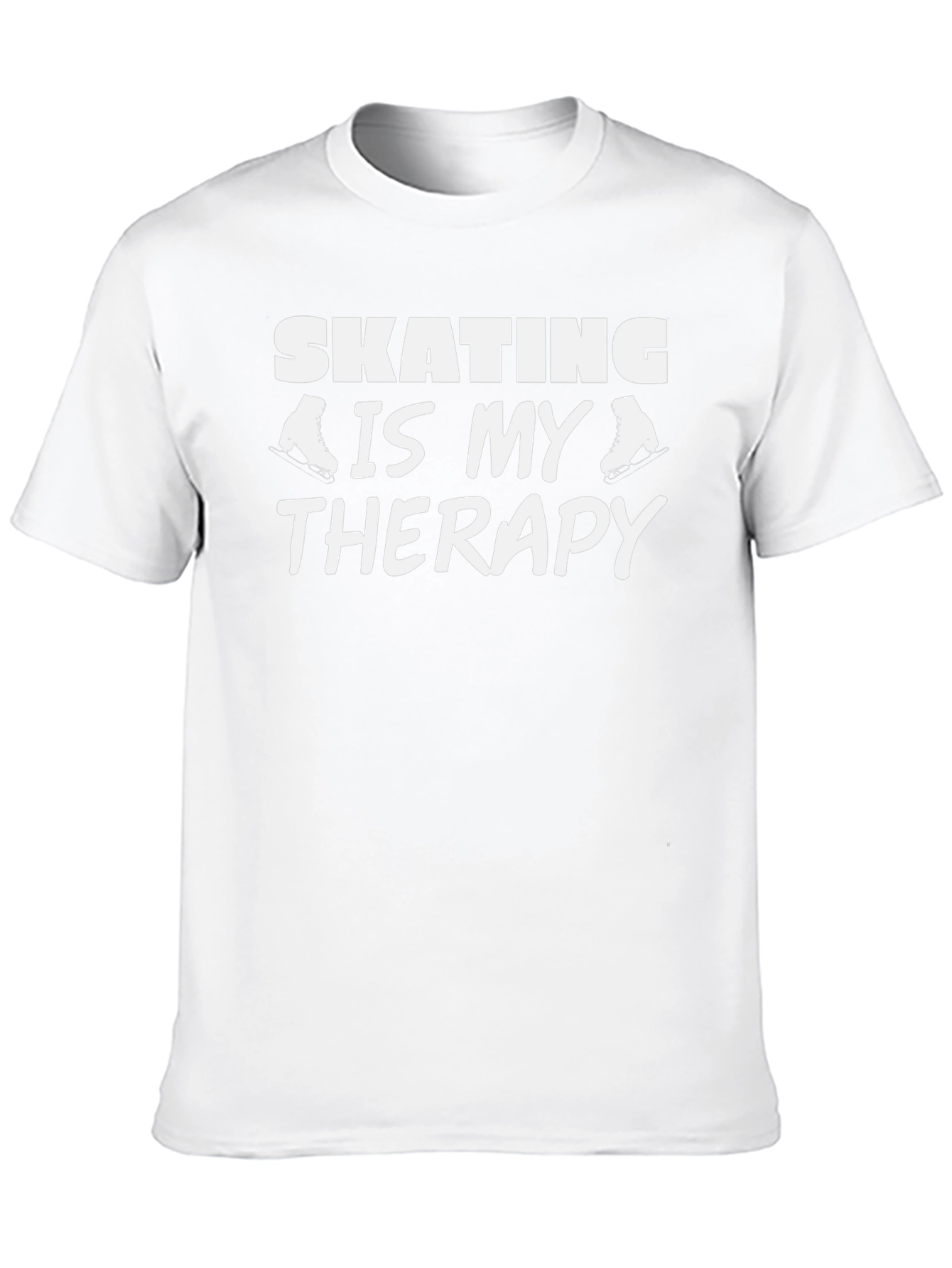 Skating is My Therapy T-Shirt - Black