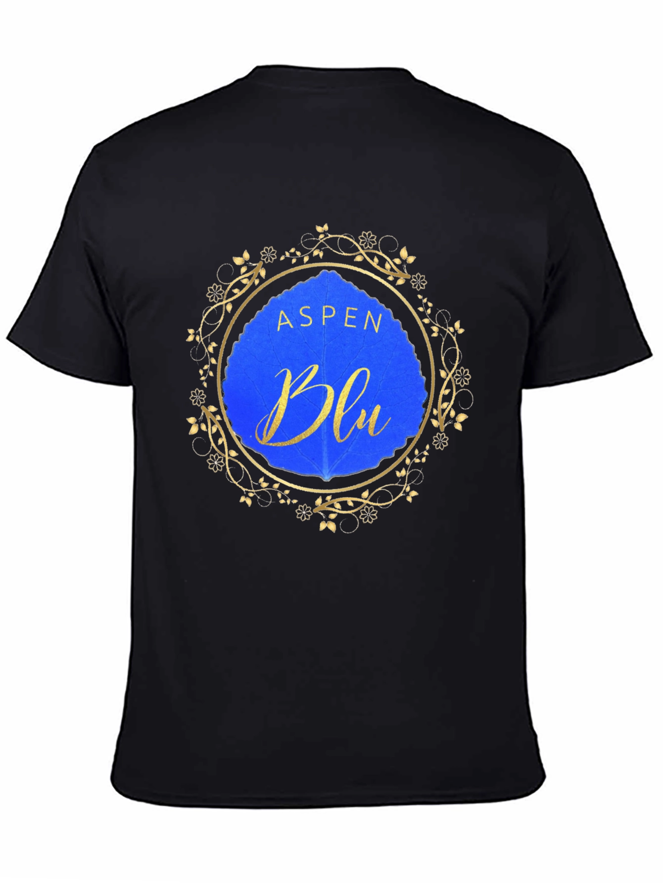 Aspen Blu Black T-Shirt