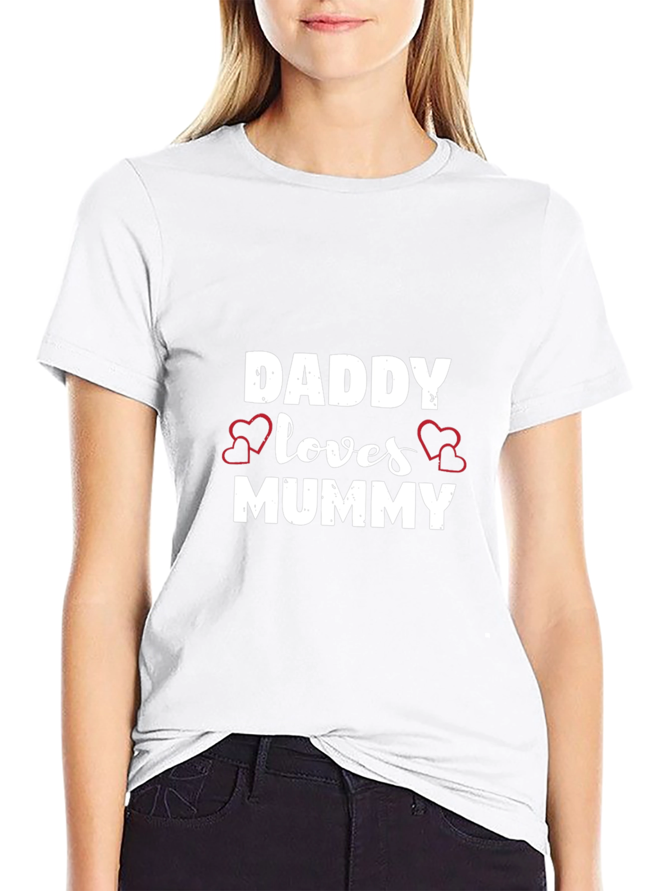 Daddy Loves Mummy Black T-Shirt