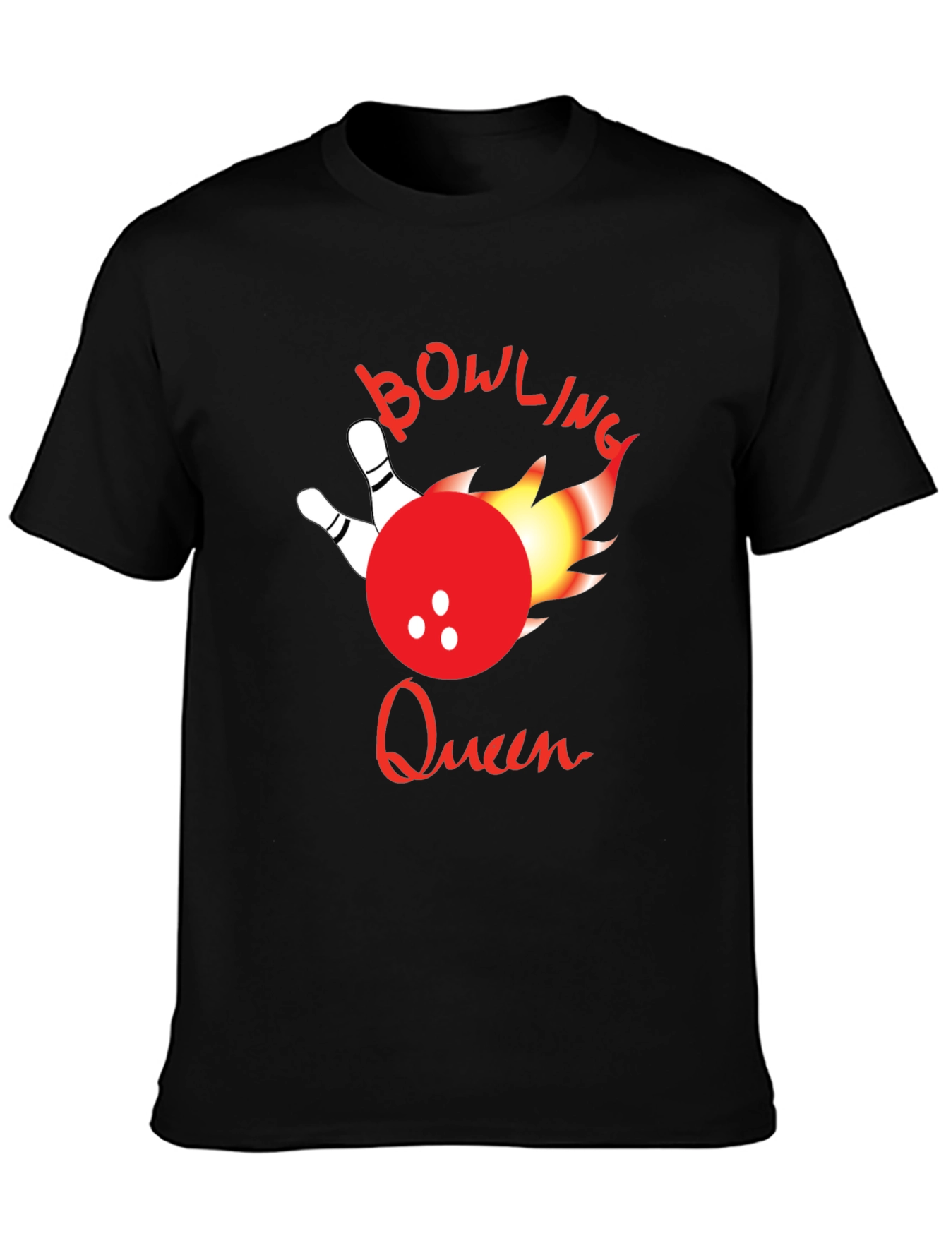 Bowling Queen Graphic T-Shirt - Unisex
