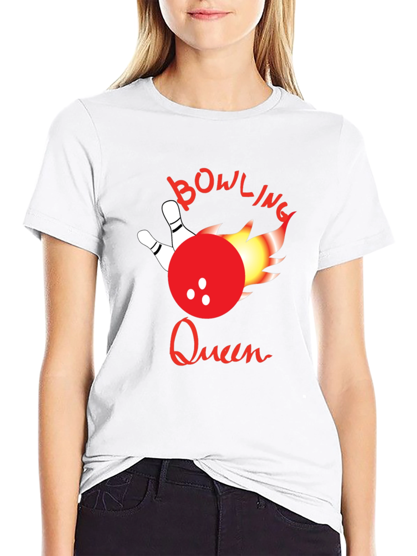 Bowling Queen Graphic T-Shirt - Unisex