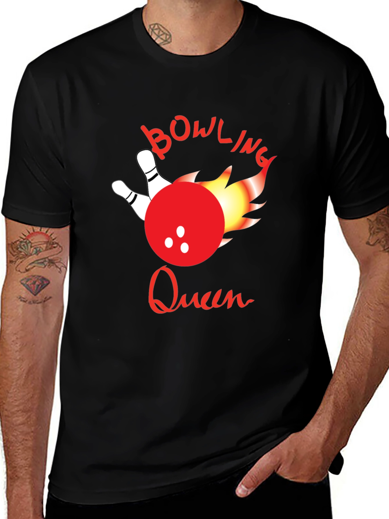 Bowling Queen Graphic T-Shirt - Unisex
