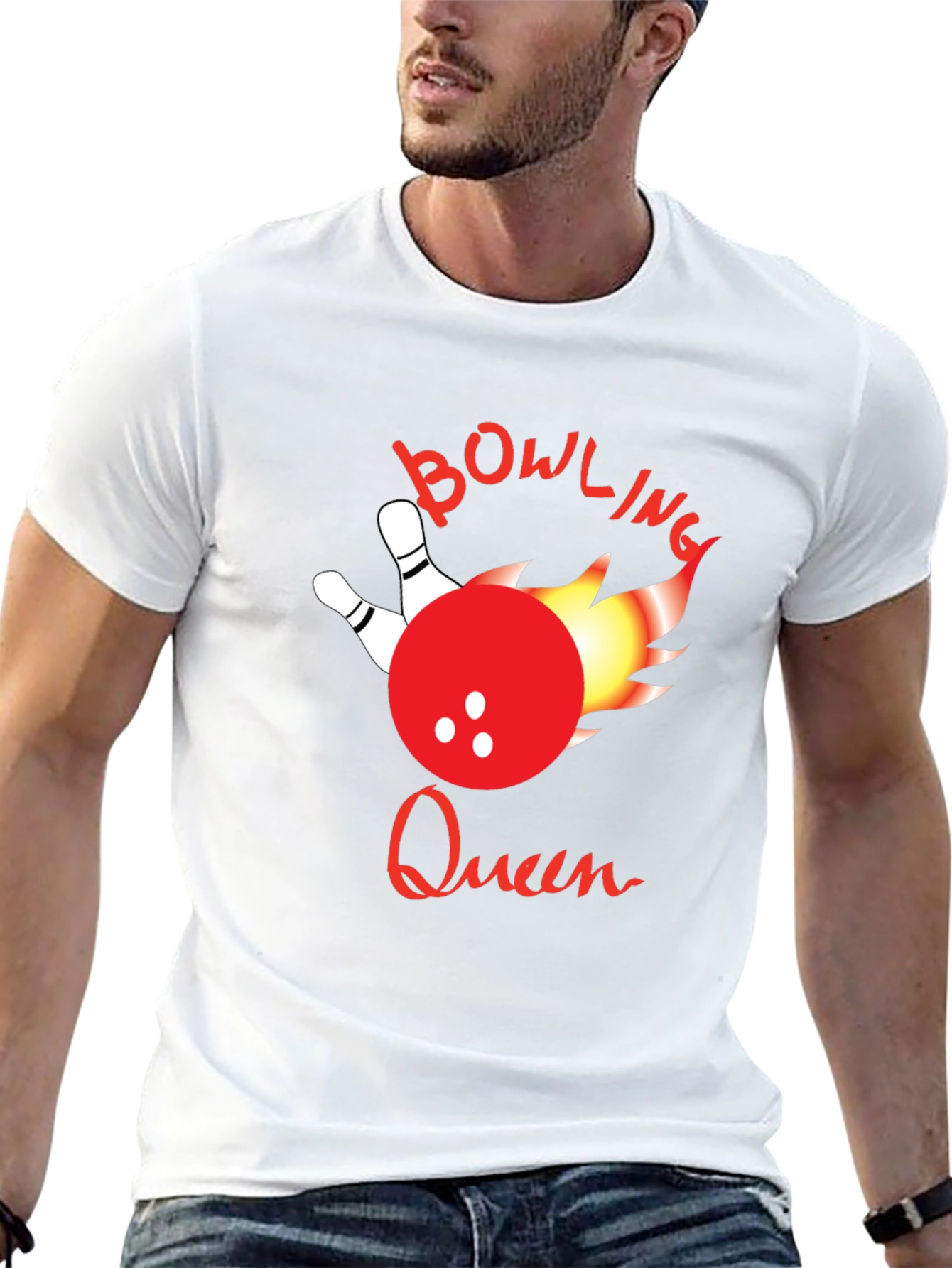 Bowling Queen Graphic T-Shirt - Unisex
