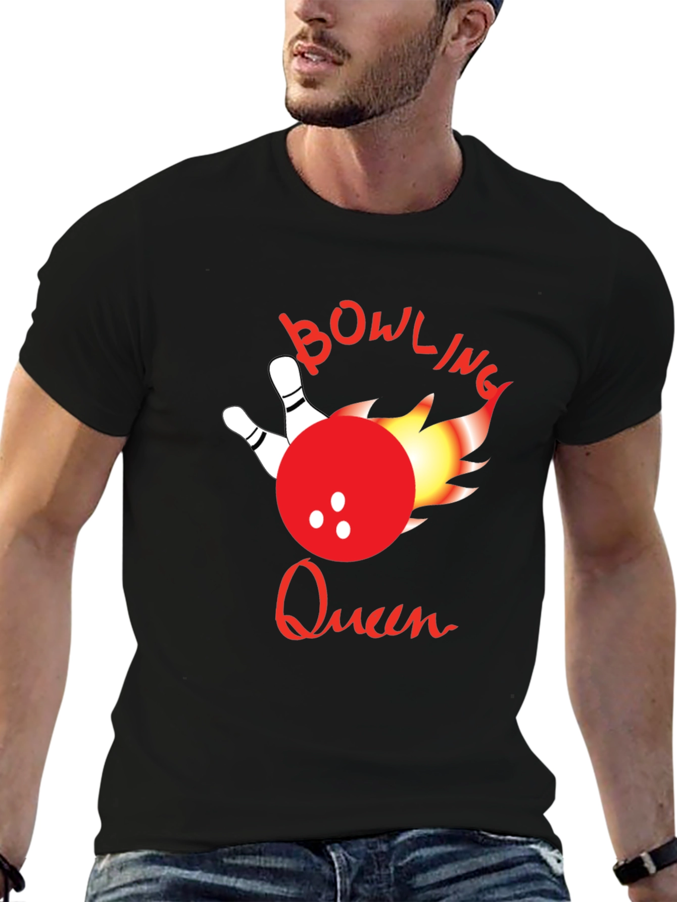 Bowling Queen Graphic T-Shirt - Unisex