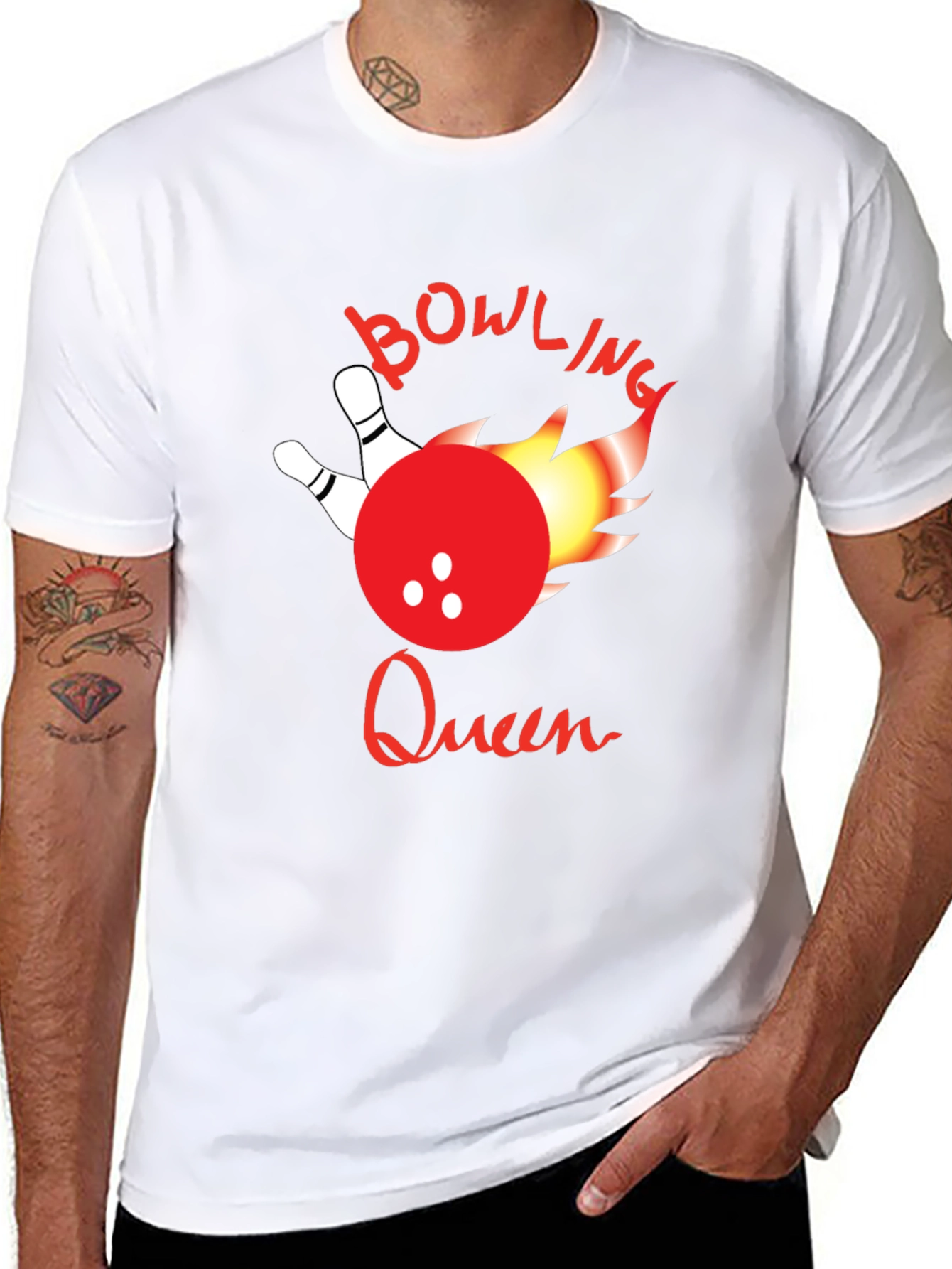 Bowling Queen Graphic T-Shirt - Unisex