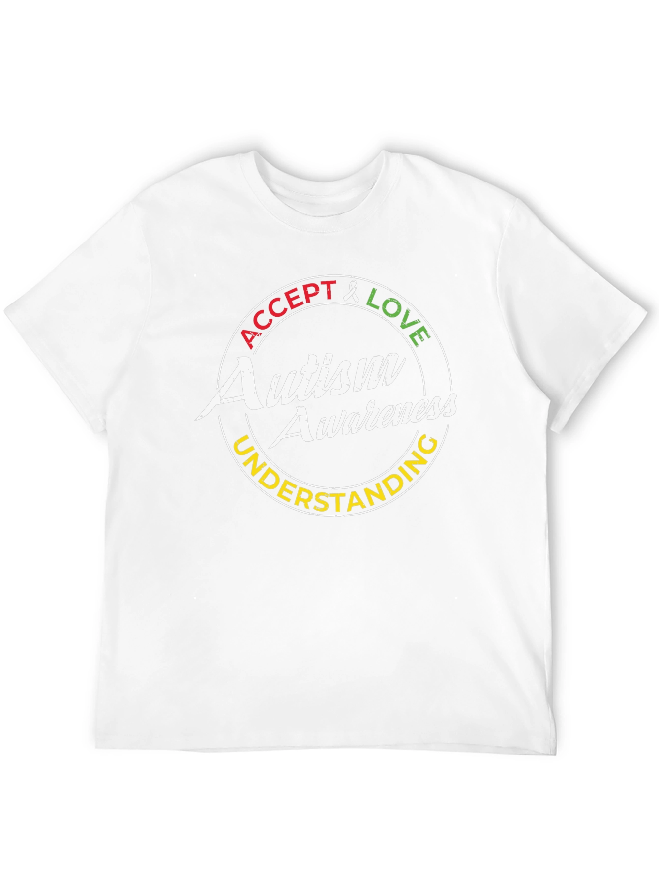 Autism Awareness Graphic Tee - Accept Love Understand