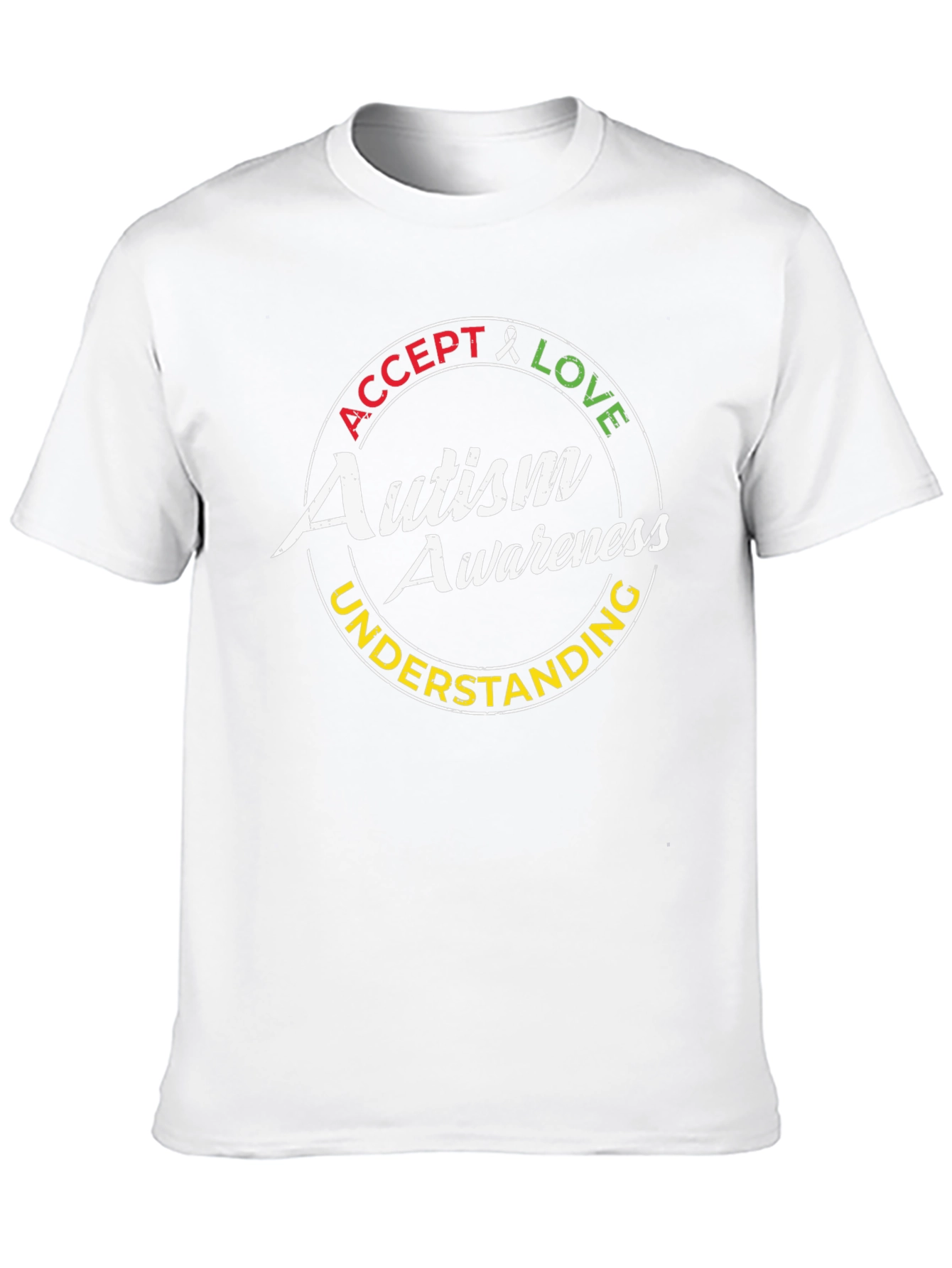 Autism Awareness Graphic Tee - Accept Love Understand