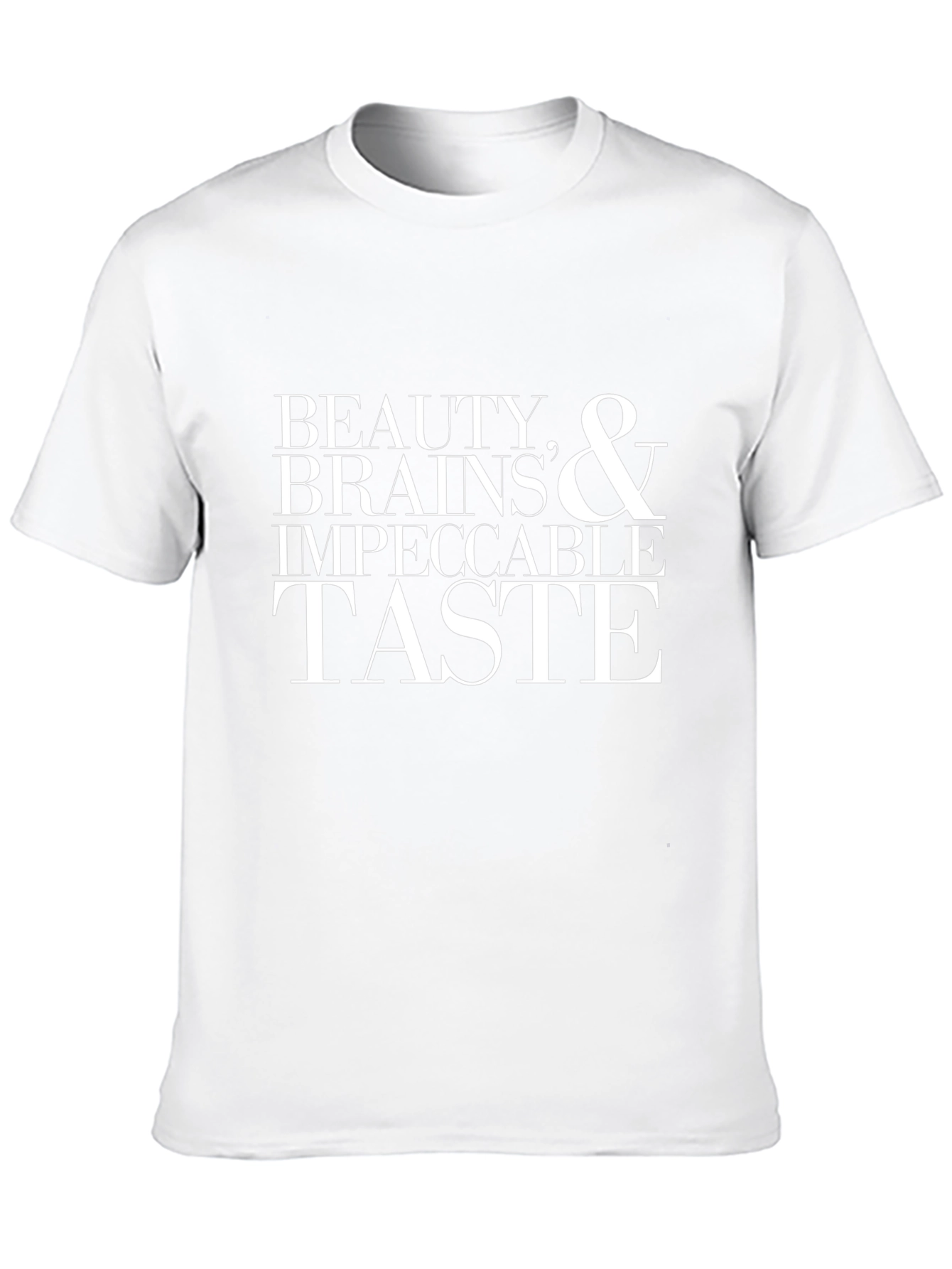 Beauty Brains Impeccable Taste Graphic Tee