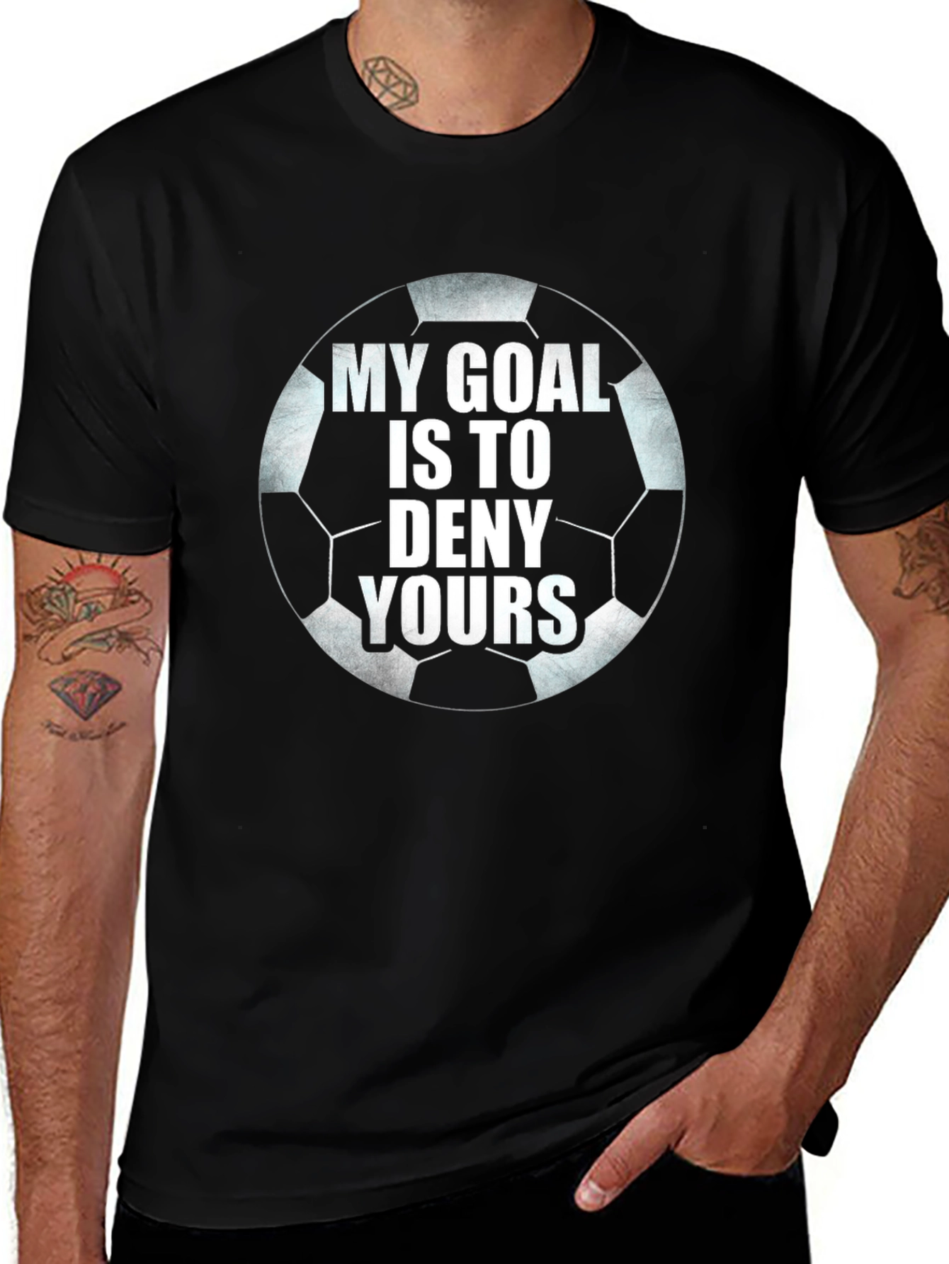 Soccer Goal T-Shirt - Deny Yours