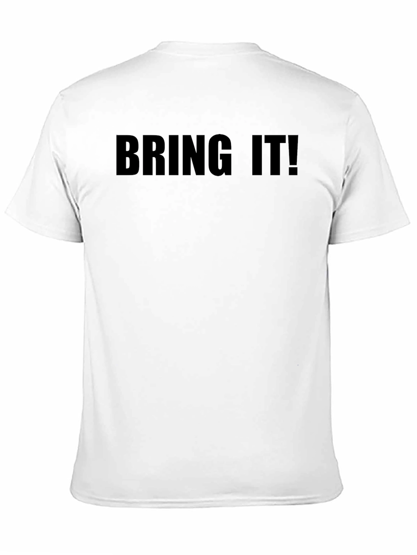 Bring It! Graphic Tee - Black Cotton T-Shirt