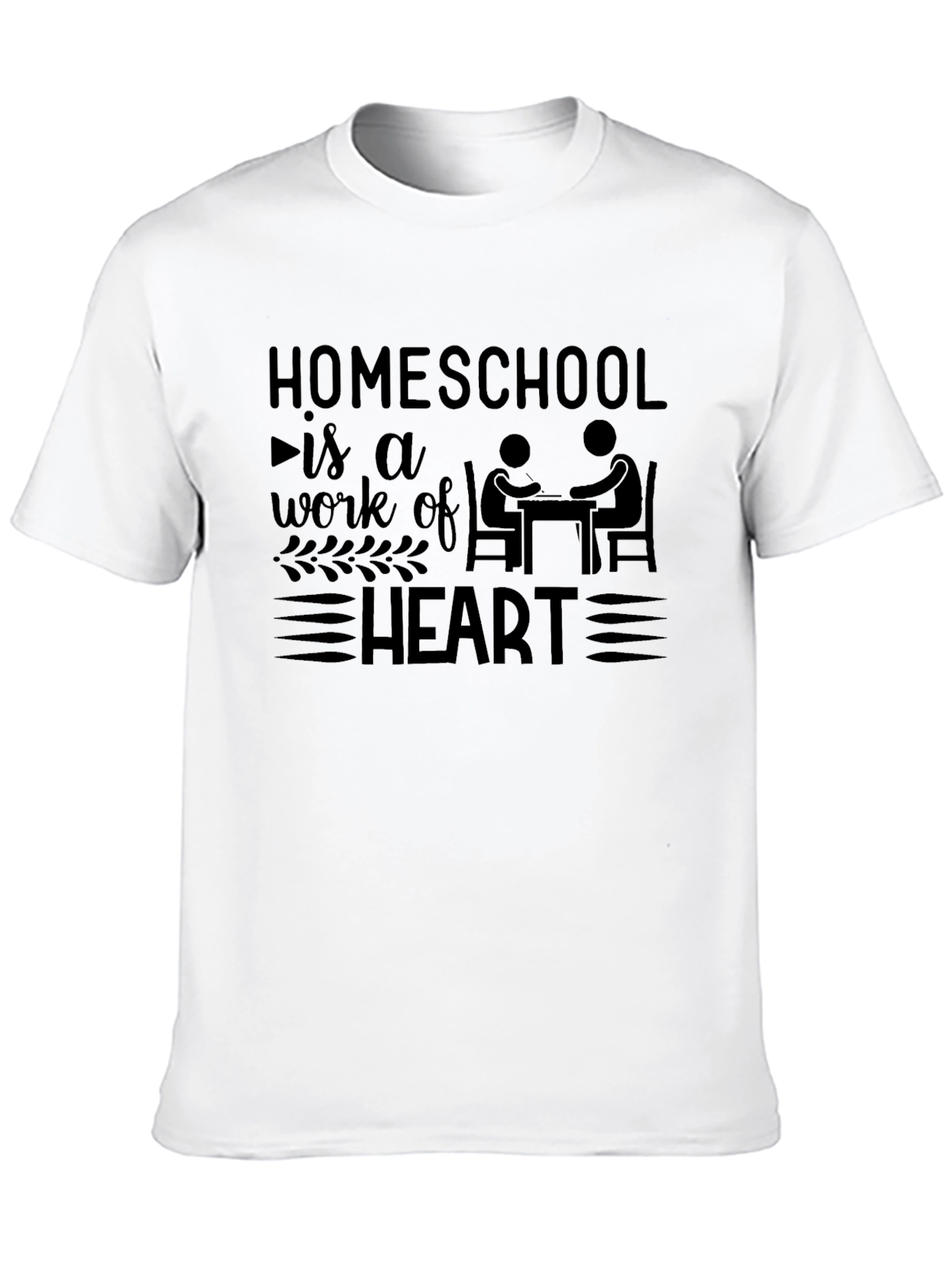Homeschool is a Work of Heart T-Shirt